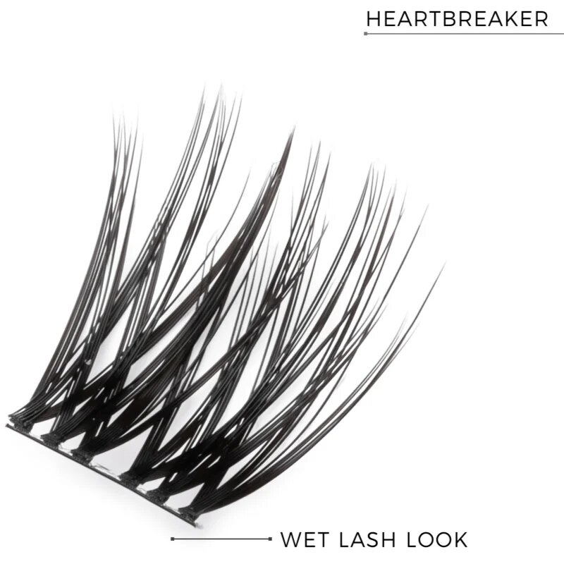 Nanolash DIY Eyelash Extensions trsové nalepovací řasy bez uzlíku Heartbreaker 36 ks