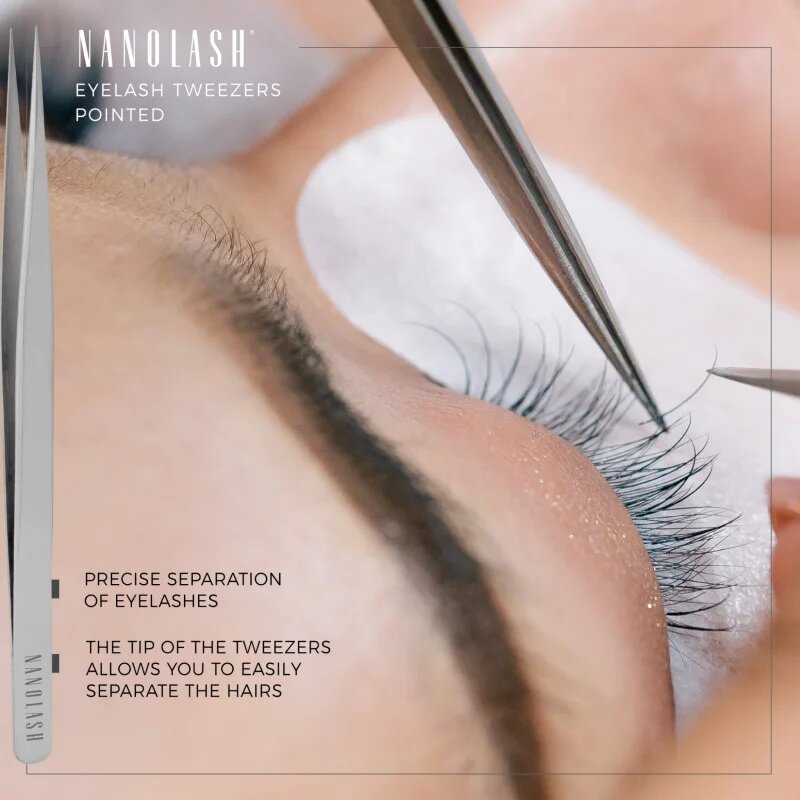 Nanolash Eyelash Tweezers Pointed pinzeta na řasy 1 ks