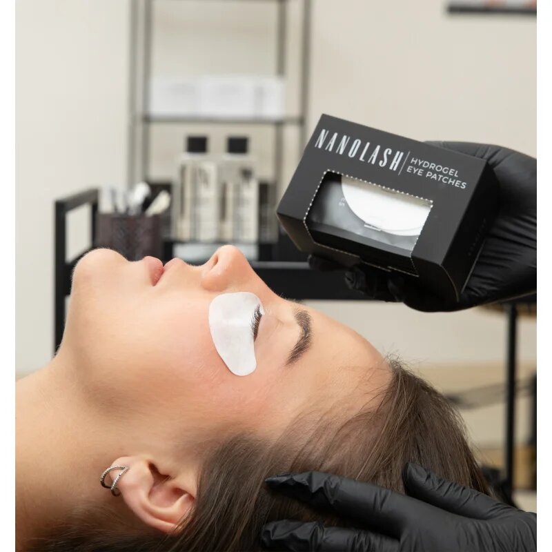 Nanolash Hydrogel Eye Patches hydrogelové polštářky na prodloužení řas 100 ks