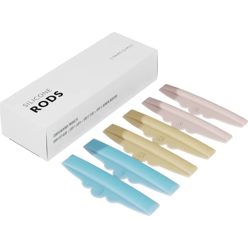 Nanolash Silicone Rods polštářek na řasy 3x2 pár
