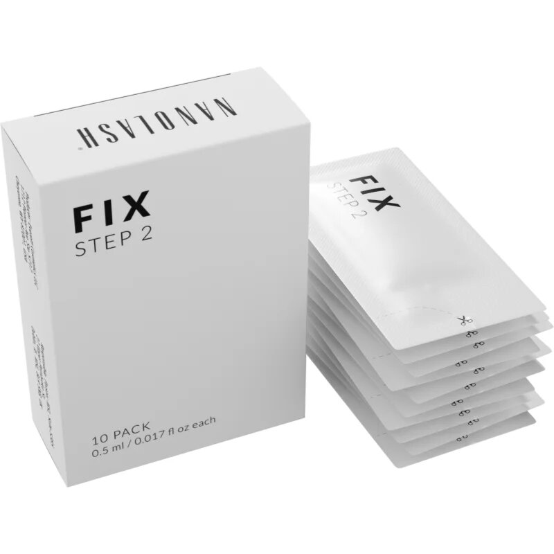 Nanolash Step 2 - Fix fixační gel na lifting a laminaci řas 10x0.5 ml