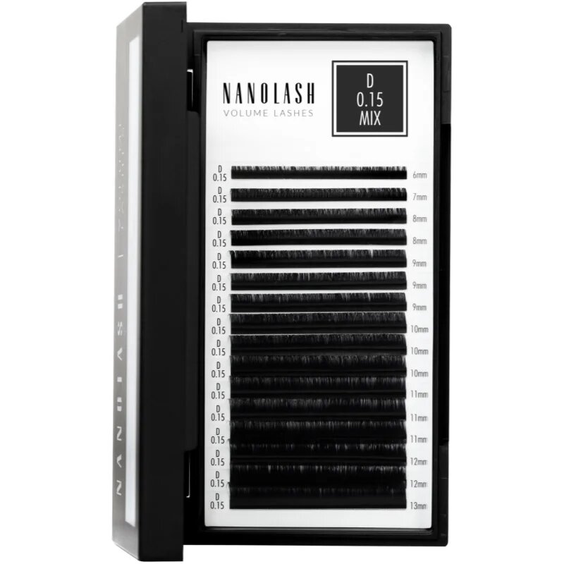 Nanolash Volume Lashes umělé řasy 0.15 D 6-13mm 1 ks