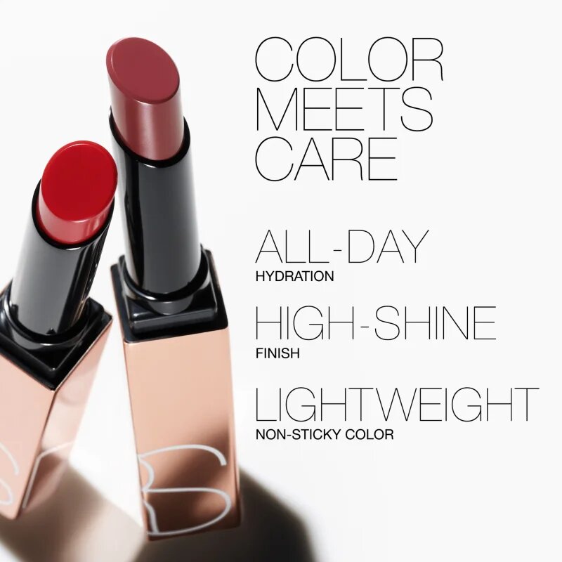 NARS Afterglow Sensual Shine Lipstick hydratační lesklá rtěnka odstín FIRST MOVE 1.5 g