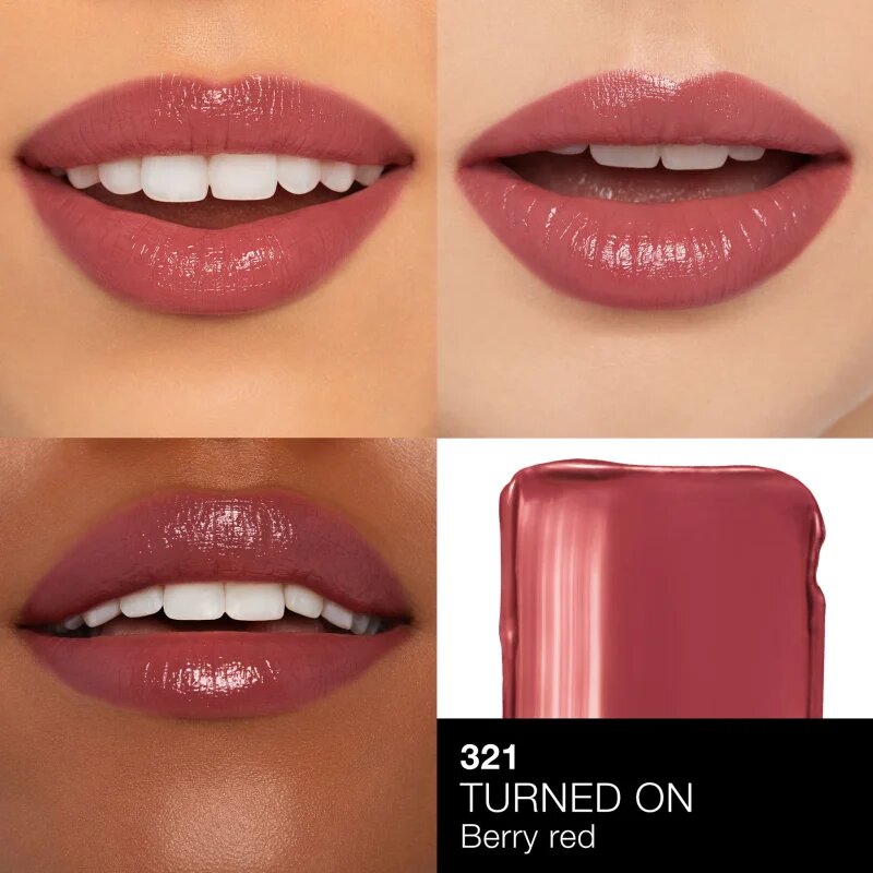 NARS Afterglow Sensual Shine Lipstick hydratační lesklá rtěnka odstín TURNED ON 1.5 g