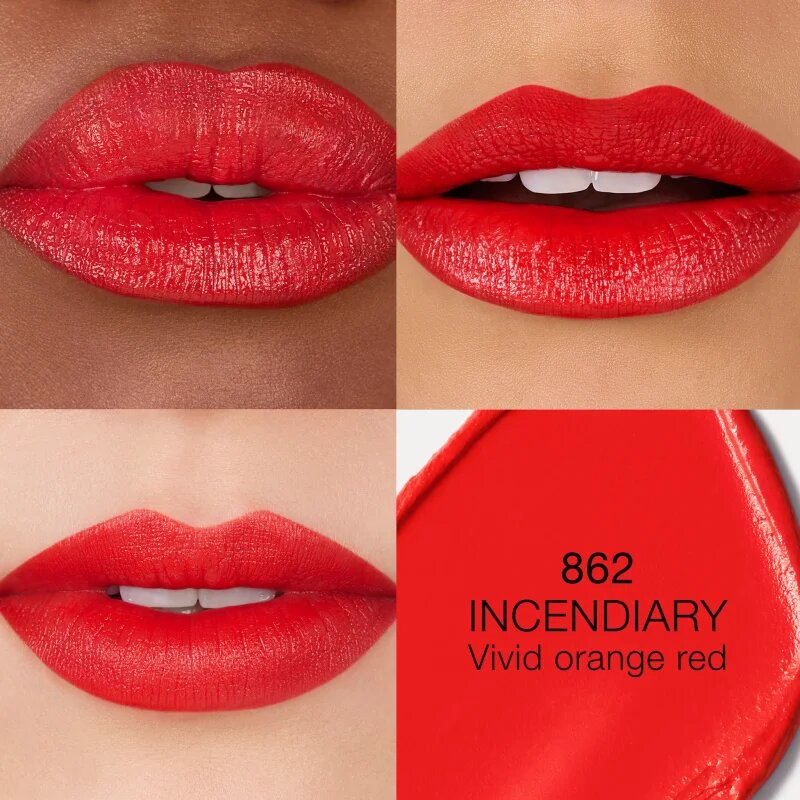 NARS Explicit Lipstick saténová rtěnka odstín INCENDIARY 3.8 g