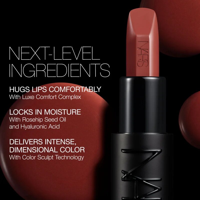 NARS Explicit Lipstick saténová rtěnka odstín UNAUTHORIZED 3.8 g