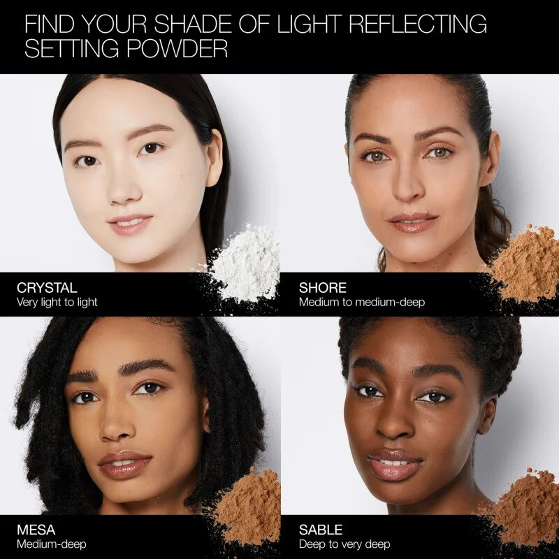 NARS Light Reflecting™ SETTING POWDER - LOOSE rozjasňující sypký pudr odstín CRYSTAL 11 g
