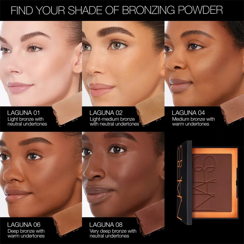 NARS Mini Laguna Bronzing Powder bronzující a konturovací pudr mini odstín LAGUNA 04 3.5 g