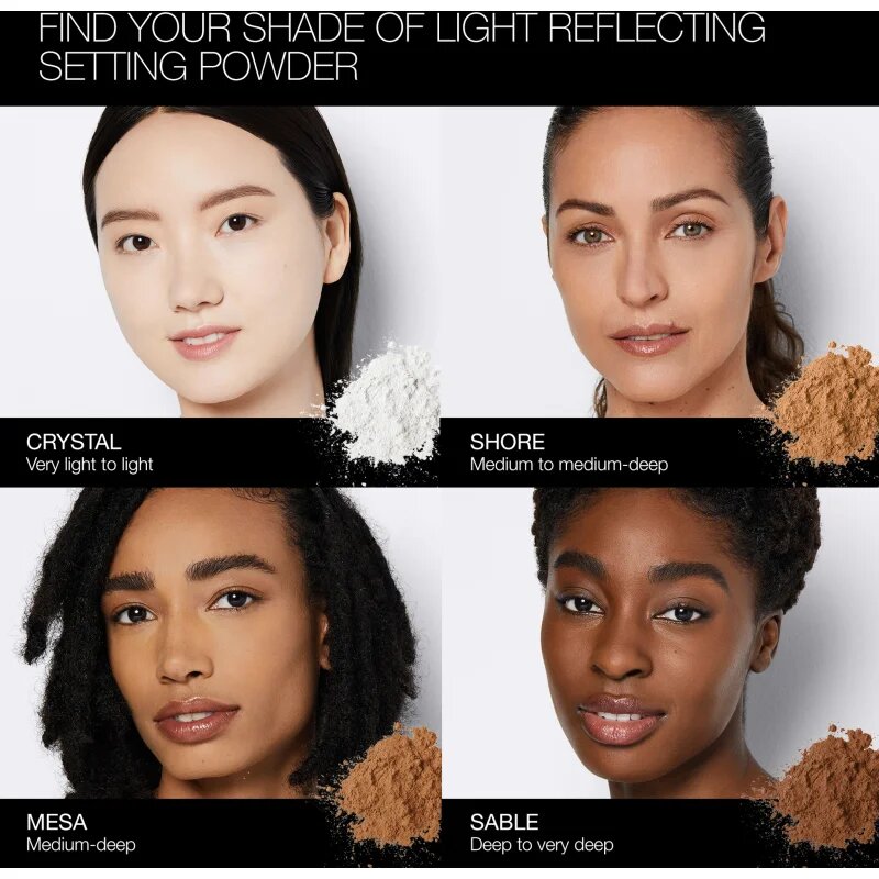 NARS MINI Light Reflecting SETTING POWDER - PRESSE fixační pudr mini odstín CRYSTAL 3 g