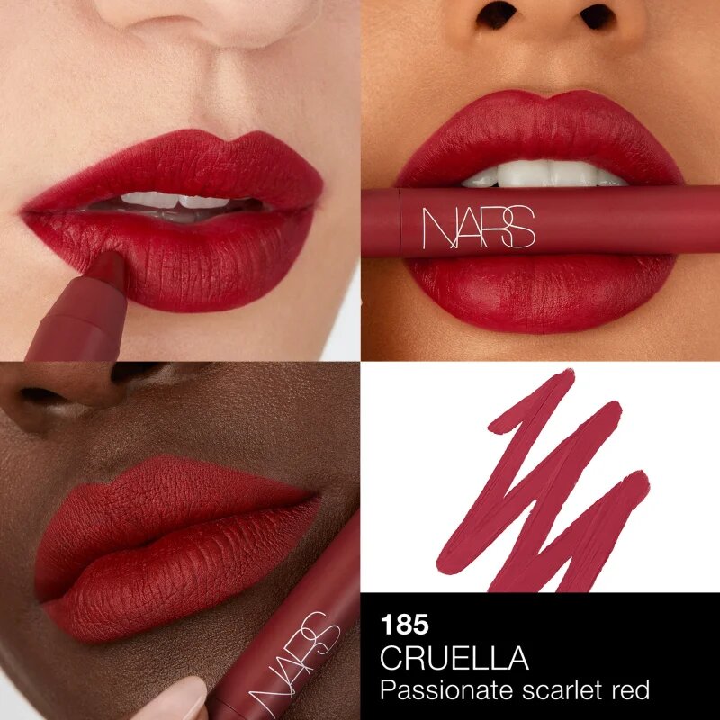 NARS POWERMATTE HIGH-INTENSITY LIP PENCIL dlouhotrvající tužka na rty s matným efektem odstín CRUELLA 24 g