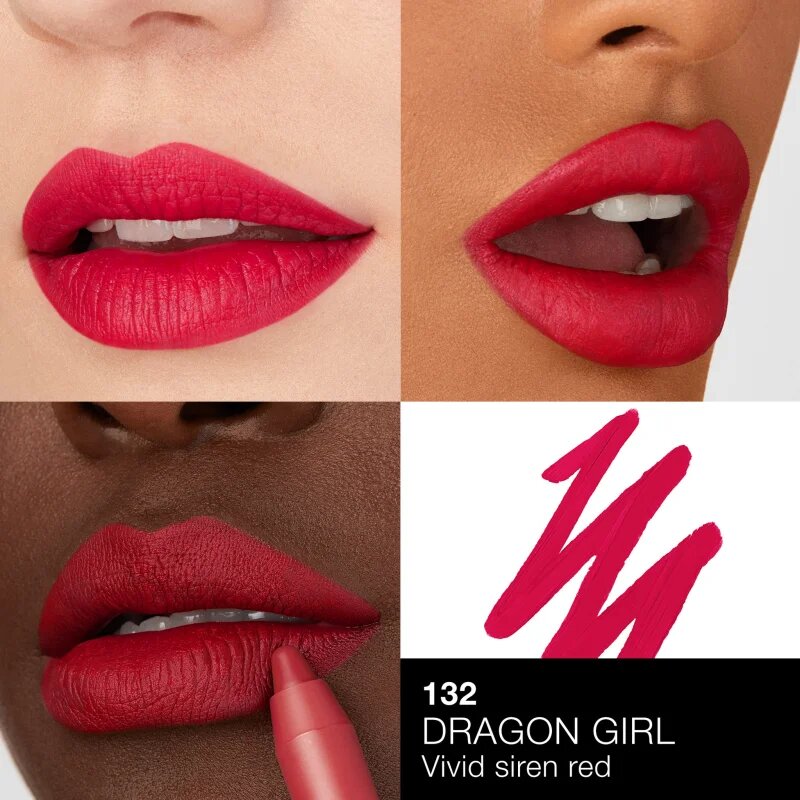 NARS POWERMATTE HIGH-INTENSITY LIP PENCIL dlouhotrvající tužka na rty s matným efektem odstín DRAGON GIRL 26 g
