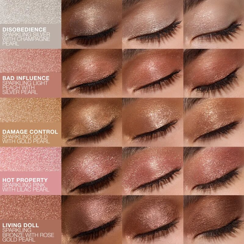 NARS Sparked Liquid Eyeshadow třpytivé tekuté oční stíny odstín LIVING DOLL 3.5 ml