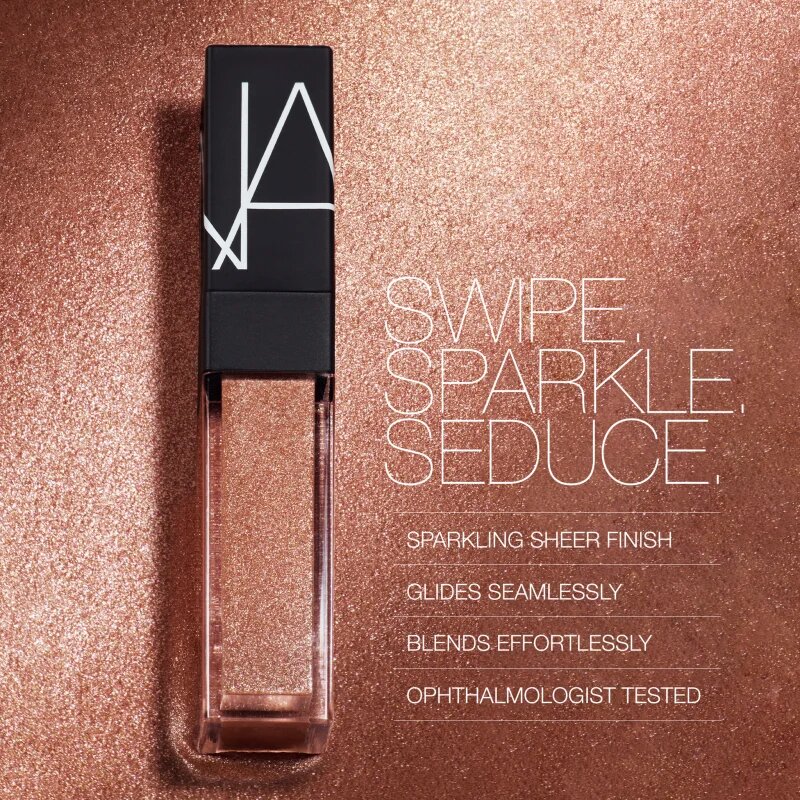 NARS Sparked Liquid Eyeshadow třpytivé tekuté oční stíny odstín LIVING DOLL 3.5 ml