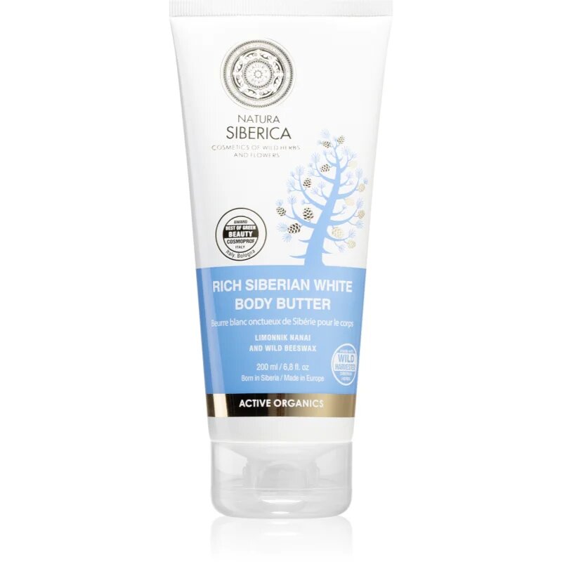 Natura Siberica Active Organics tělové máslo na celulitidu 200 ml