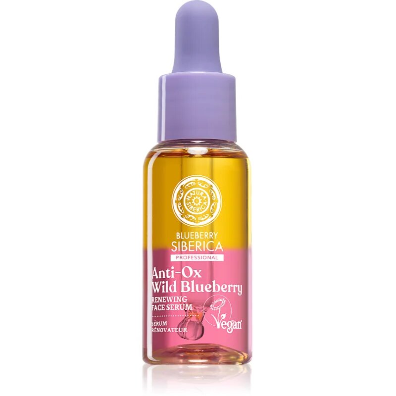 Natura Siberica Anti-Ox Wild Blueberry obnovující pleťové sérum 30 ml