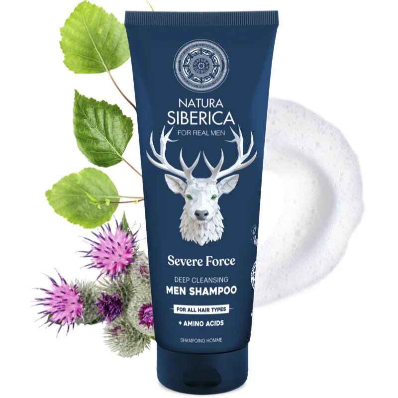 Natura Siberica Arctic Wild Severe Force čisticí šampon pro muže 200 ml