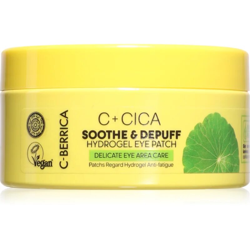 Natura Siberica C-Berrica Soothe & Depuff regenerační hydrogelové polštářky pod oči 60 ks
