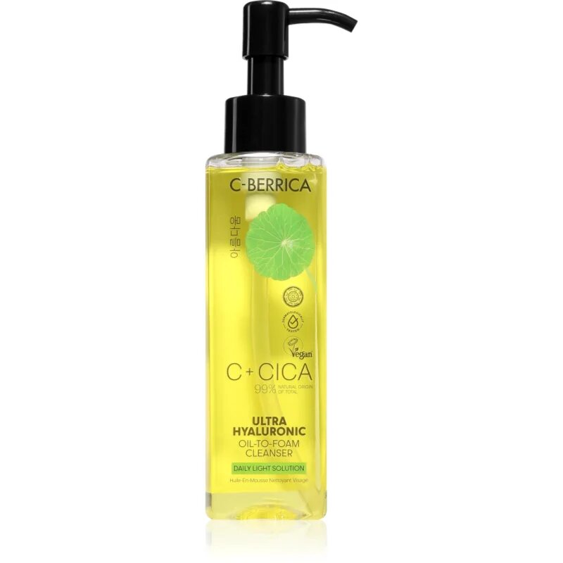 Natura Siberica C-Berrica Ultra Hyaluronic čisticí pěnivý olej 150 ml