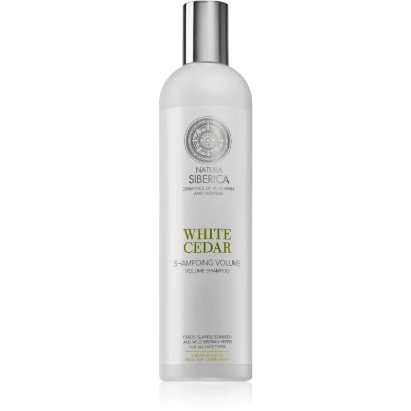 Natura Siberica Copenhagen White Cedar objemový šampon pro všechny typy vlasů 400 ml