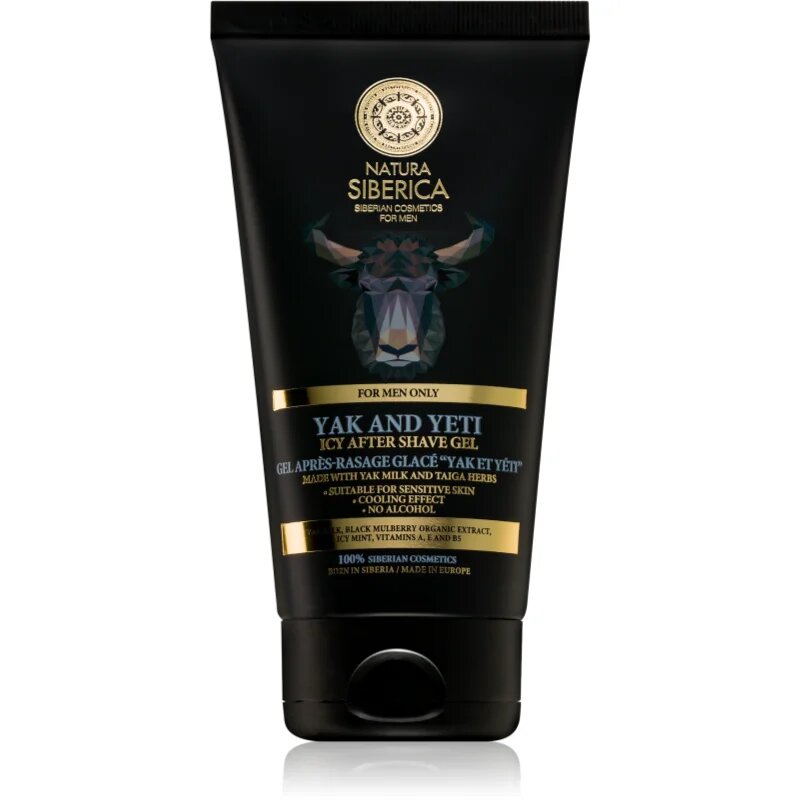 Natura Siberica For Men Only gel po holení pro regeneraci pleti 150 ml