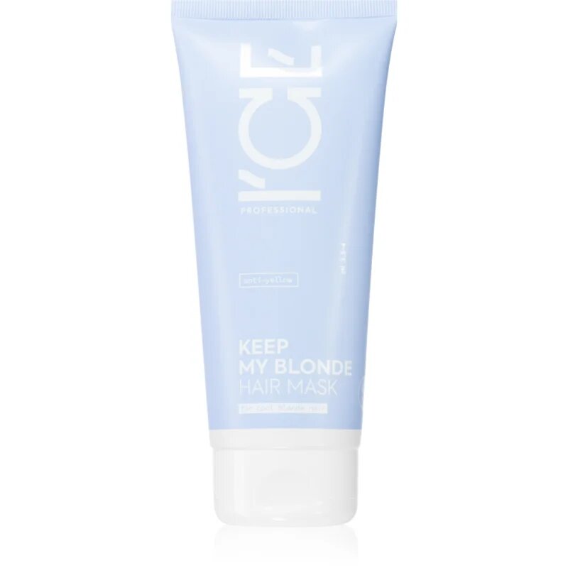 Natura Siberica ICE Professional Keep My Blonde regenerační maska pro zesvětlené melírované studené blond vlasy 200 ml