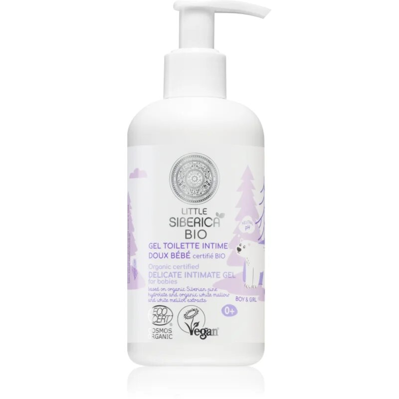 Natura Siberica Little Siberica BIO jemný gel na intimní hygienu pro děti od narození 250 ml