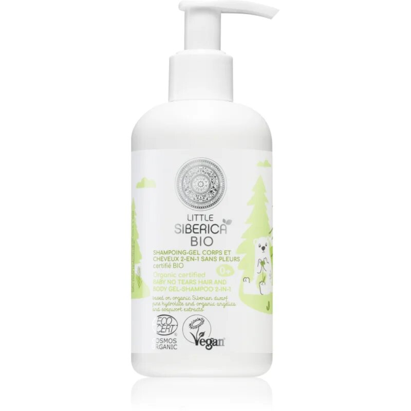 Natura Siberica Little Siberica BIO mycí gel na tělo a vlasy pro děti od narození 250 ml