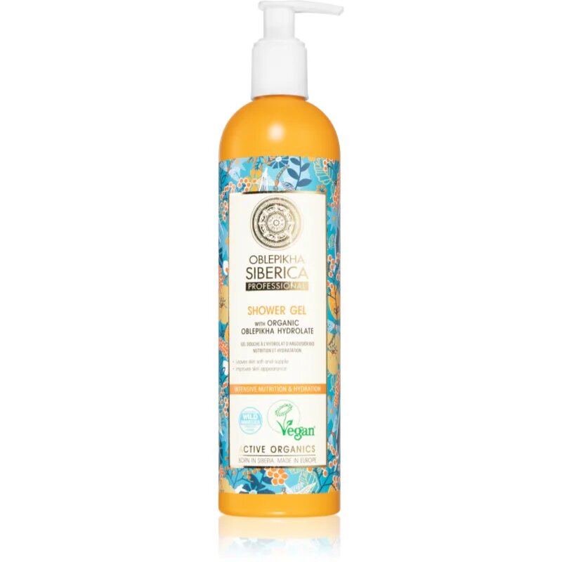 Natura Siberica Oblepikha (Sea-Buckthorn) vyživující sprchový gel s hydratačním účinkem 400 ml