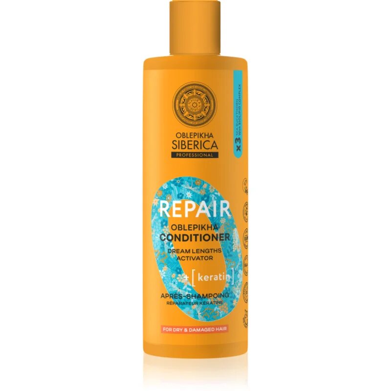 Natura Siberica Oblepikha Siberica Repair regenerační kondicionér pro suché a poškozené vlasy 400 ml