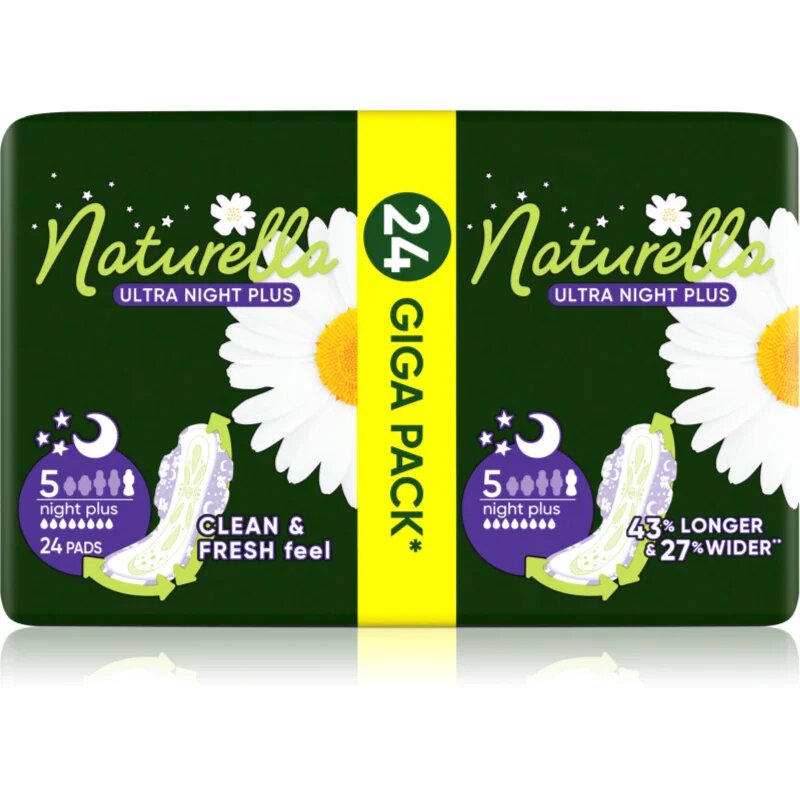 Naturella Ultra Night Plus menstruační vložky na noc 24 ks