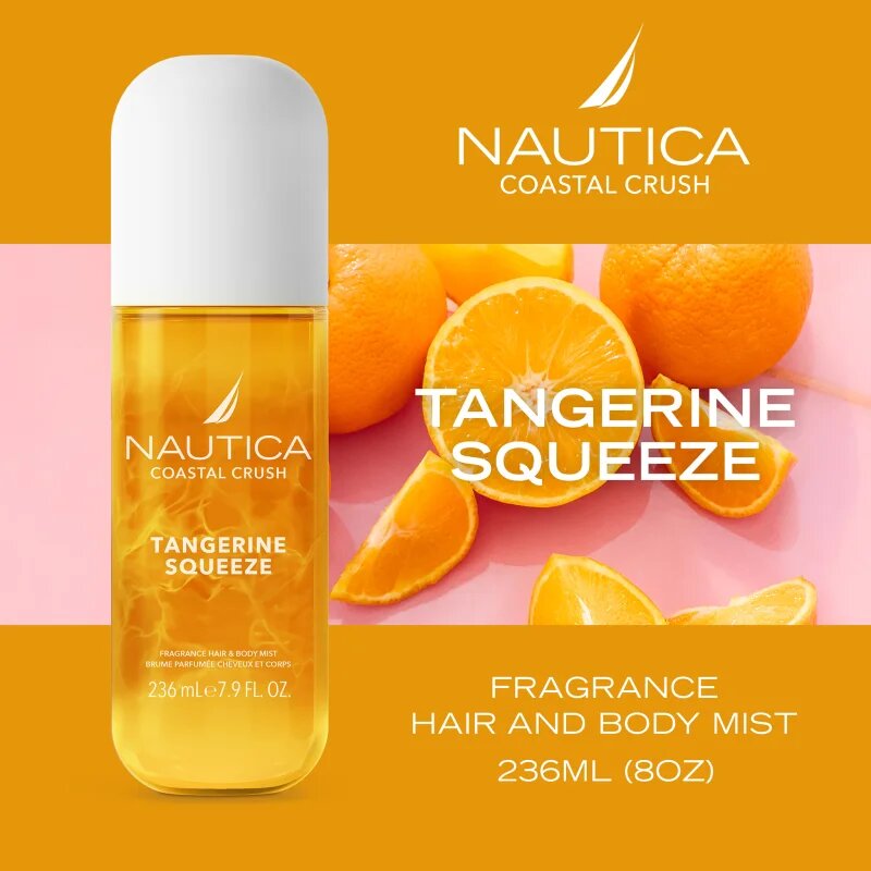 Nautica Coastal Crush Tangerine Squeeze tělový sprej pro ženy 236 ml