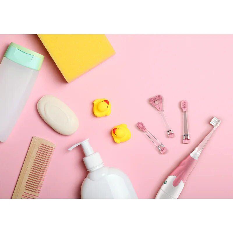 NENO Denti Pink bateriový dětský zubní kartáček 3 m+ 1 ks
