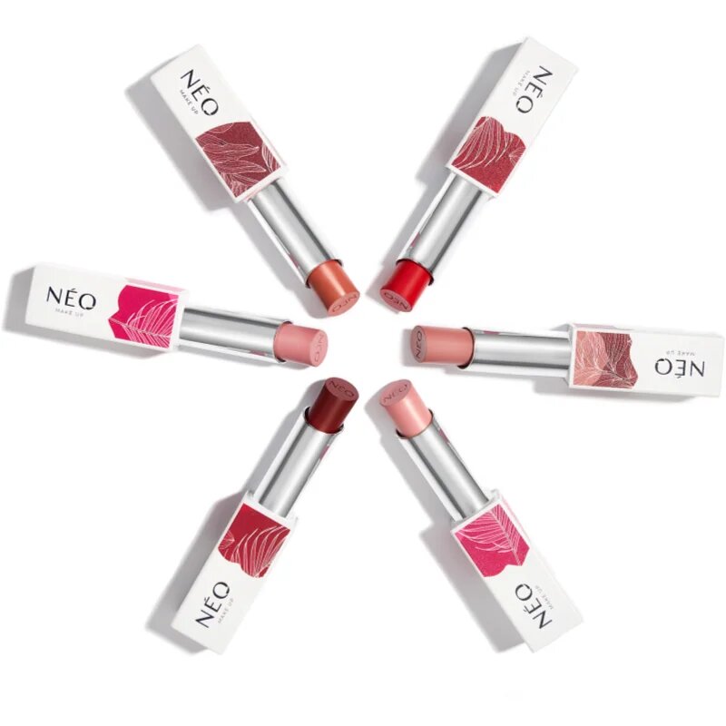 NEO MAKE UP Intense Serum No Transfer Lipstick dlouhotrvající rtěnka s matným efektem odstín 05 Nude On Secret Evening 3.5 g