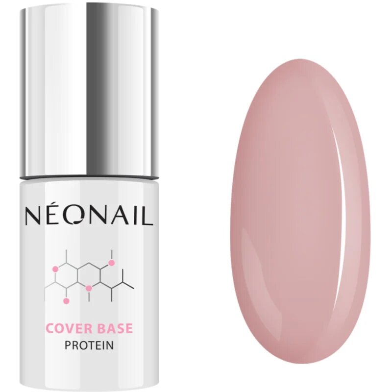 NEONAIL Cover Base Protein podkladový lak pro gelové nehty odstín Natural Nude 72 ml