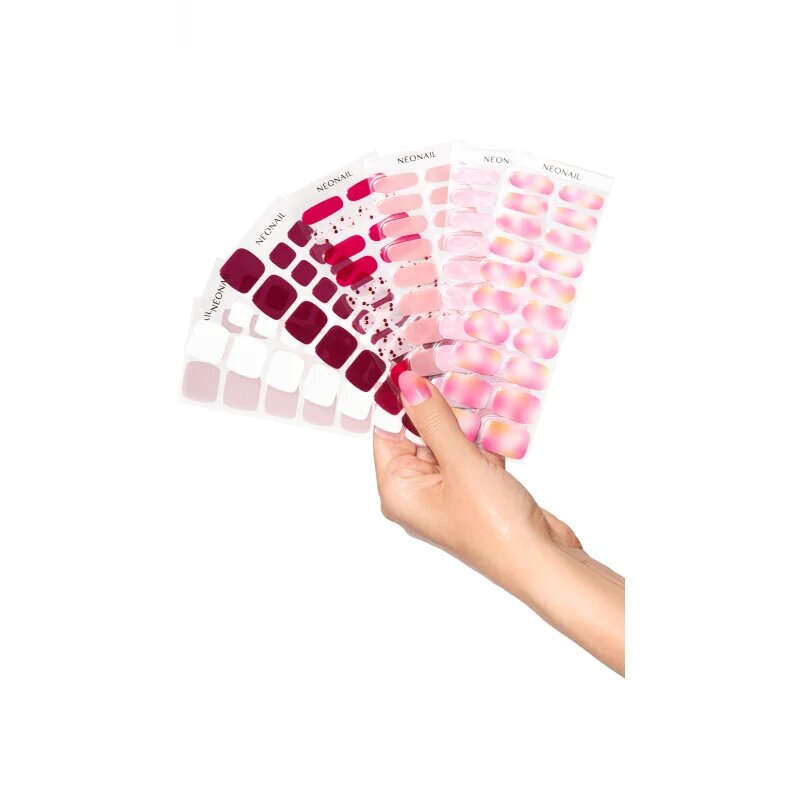 NEONAIL Easy On Gel Stickers nálepky na nehty s použitím UV/LED lampy odstín M14 20 ks