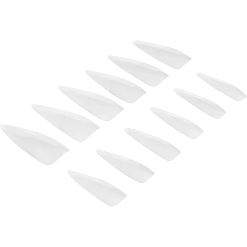 NEONAIL Flexi Tips Invisible umělé nehty typ 03 Clear Stiletto 300 ks