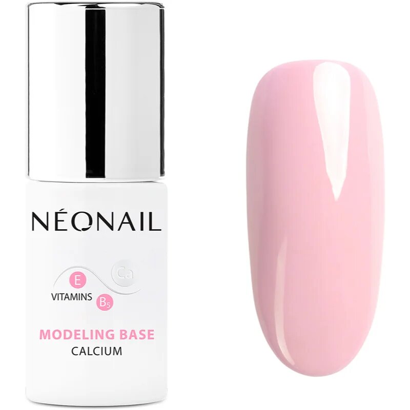 NEONAIL Modeling Base Calcium podkladový lak pro gelové nehty s vápníkem odstín Blush Boomer 72 ml