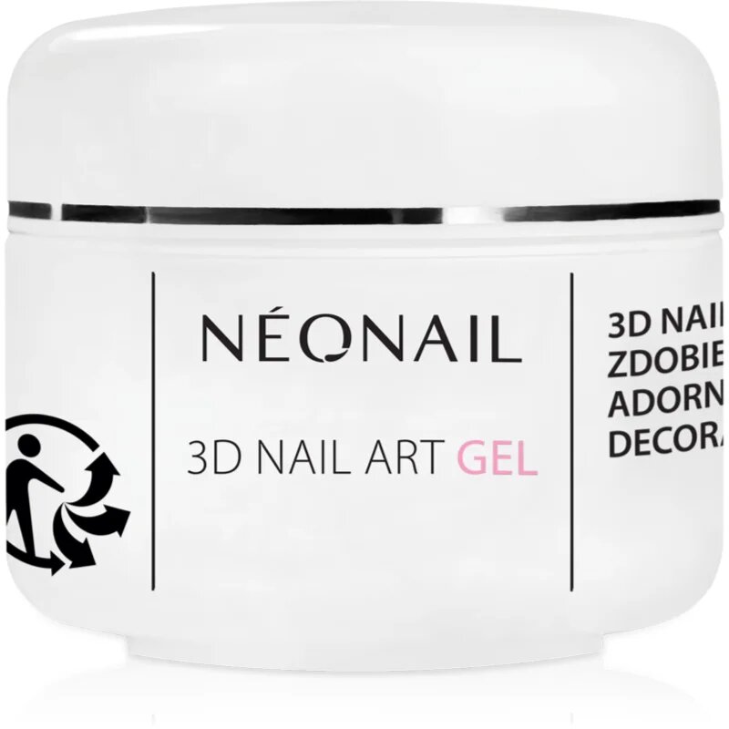 NEONAIL Nail Art 3D Gel modelační gel na nehty odstín Clear 5 g