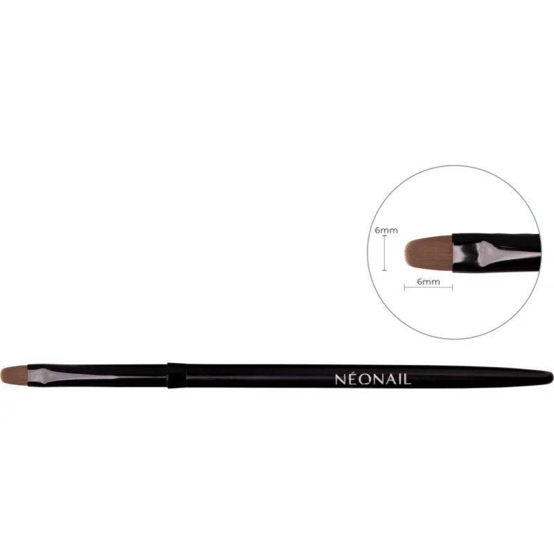 NEONAIL Nail Art Brush štěteček na zdobení nehtů typ Oval 6 mm 1 ks
