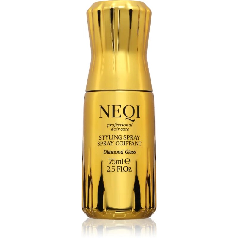 NEQI Diamond Glass Styling Spray stylingový gel pro hladké a lesklé vlasy 75 ml