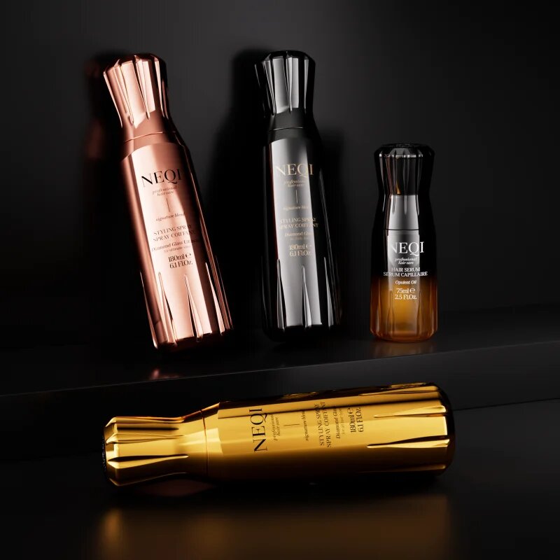 NEQI Diamond Glass Ultimate Styling spray stylingový sprej proti krepatění 180 ml