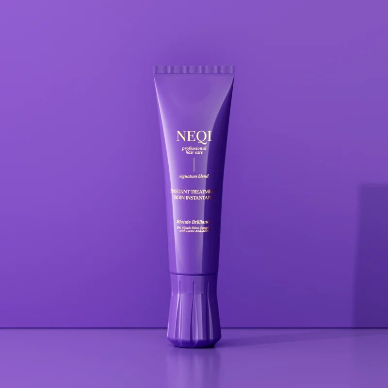 NEQI Treatment Treasure Blonde Brilliance regenerační kúra pro blond vlasy 100 ml