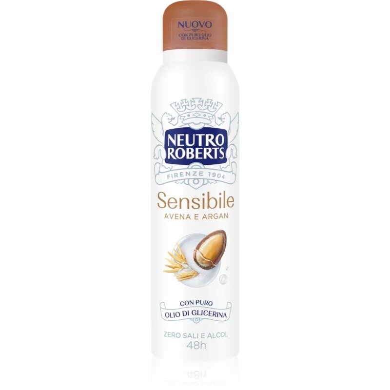 Neutro Roberts Avena e Argan deodorant ve spreji s 48hodinovým účinkem 150 ml