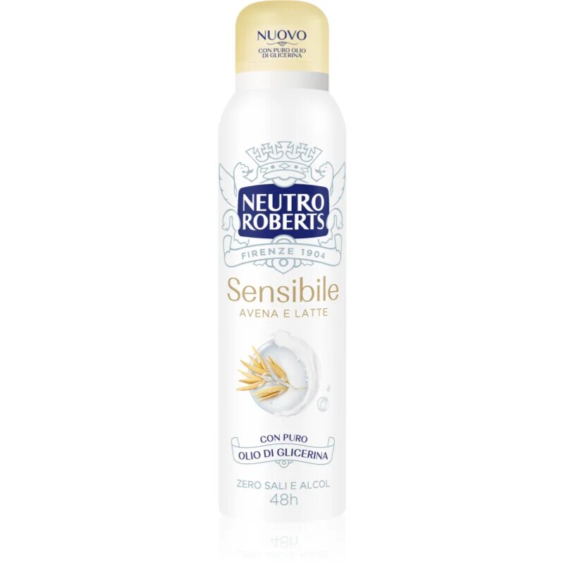 Neutro Roberts Avena e Latte deodorant ve spreji s 48hodinovým účinkem 150 ml