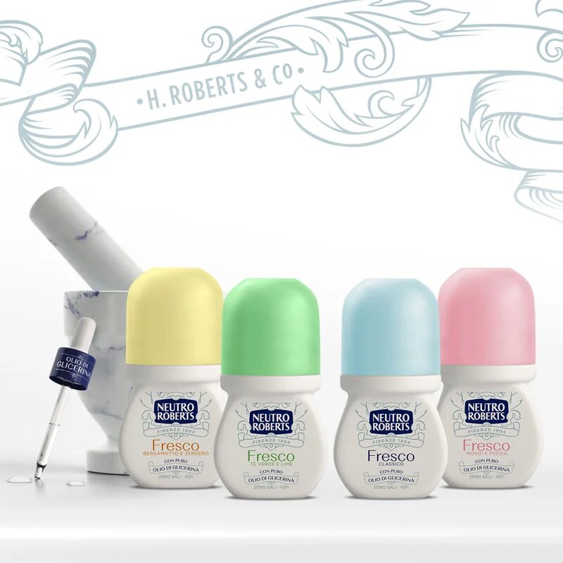 Neutro Roberts Classico deodorant roll-on s 48hodinovým účinkem 50 ml