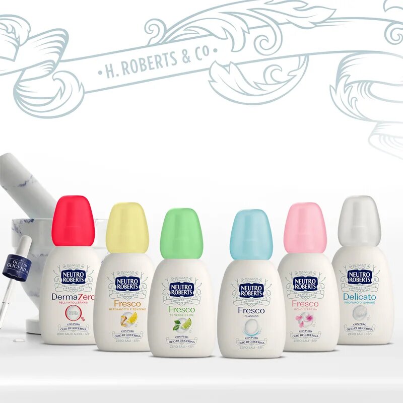 Neutro Roberts Tè Verde e Lime deodorant s rozprašovačem s 48hodinovým účinkem 75 ml