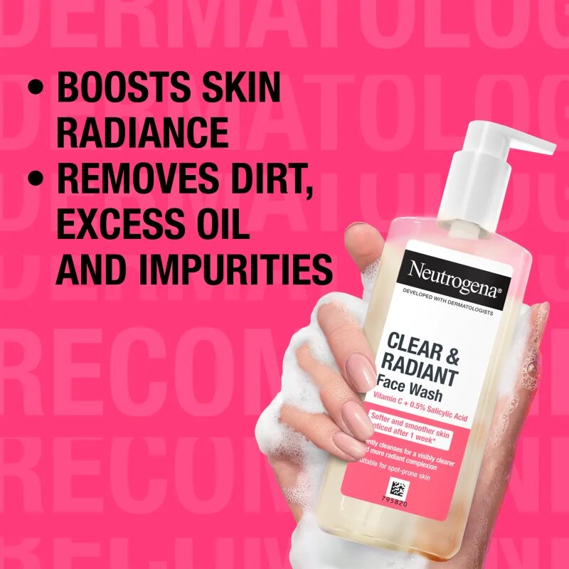 Neutrogena Clear & Radiant čisticí gel 200 ml