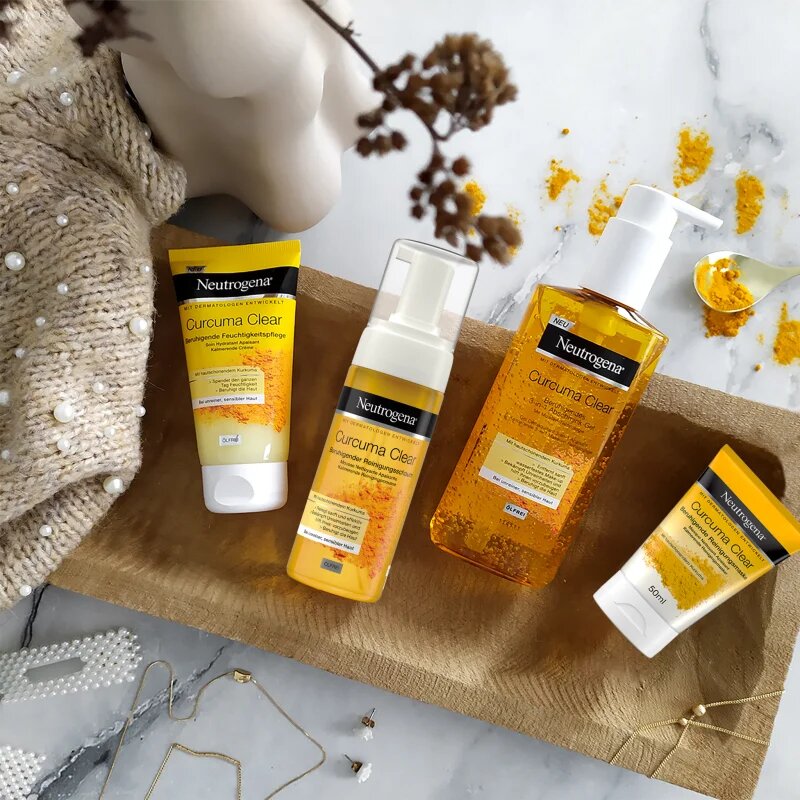 Neutrogena Curcuma Clear odličovací gel s kurkumou 200 ml