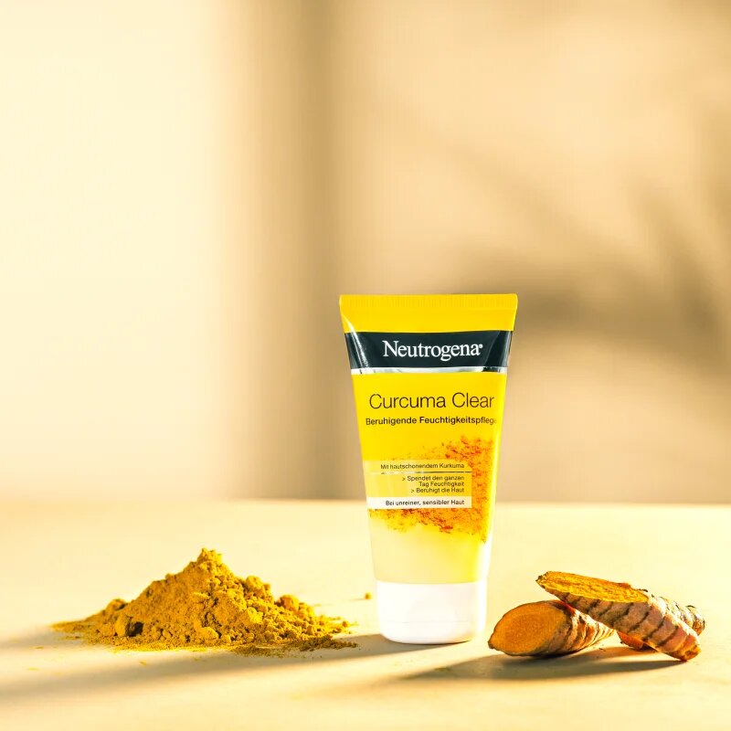 Neutrogena Curcuma Clear zklidňující a hydratační krém 75 ml