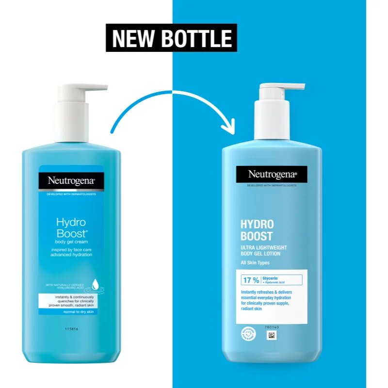 Neutrogena Hydro Boost® ultrahydratační tělový krém 250 ml